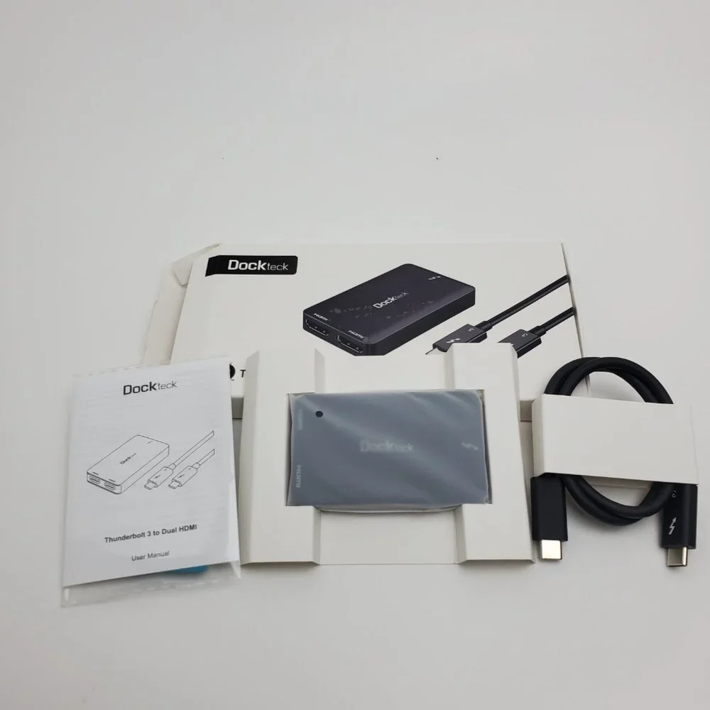 DockTeck THUNDERBOLT 3 to Dual HDMI
